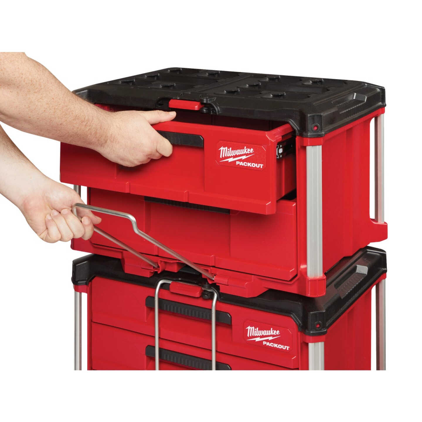Milwaukee PACKOUT 2-Drawer Toolbox, 50 Lb. Capacity - Gillman Home Center