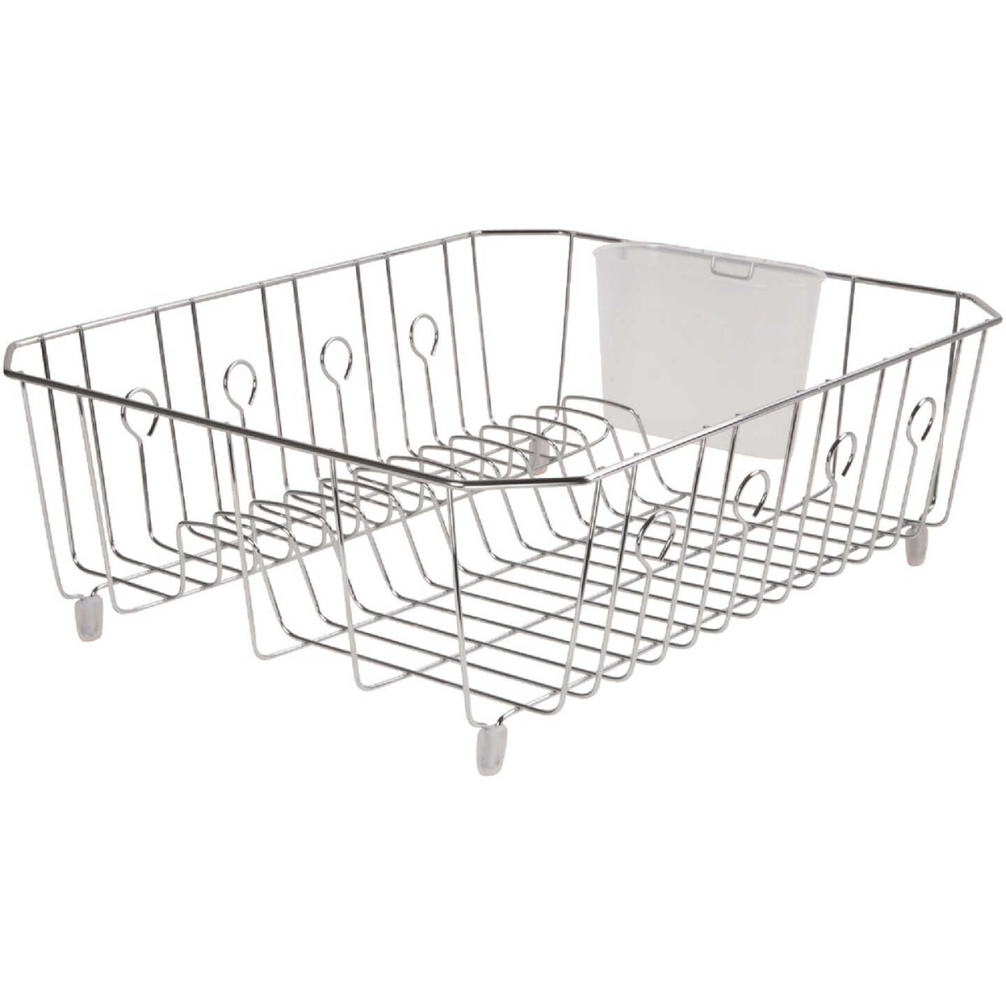Rubbermaid 13.81 In. x 17.62 In. Chrome Wire Sink Dish Drainer - Gillman  Home Center