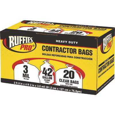 Buy Hefty Load & Carry Contractor Trash Bag 42 Gal., Black