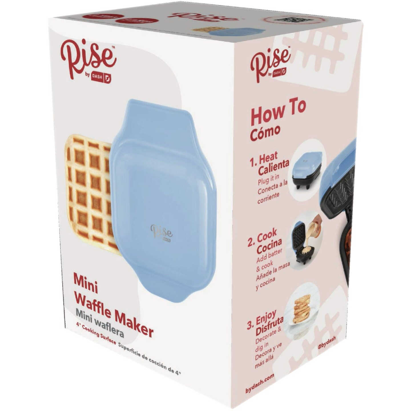 Dash 4 In. Snowflake Mini Waffle Maker - Dazey's Supply
