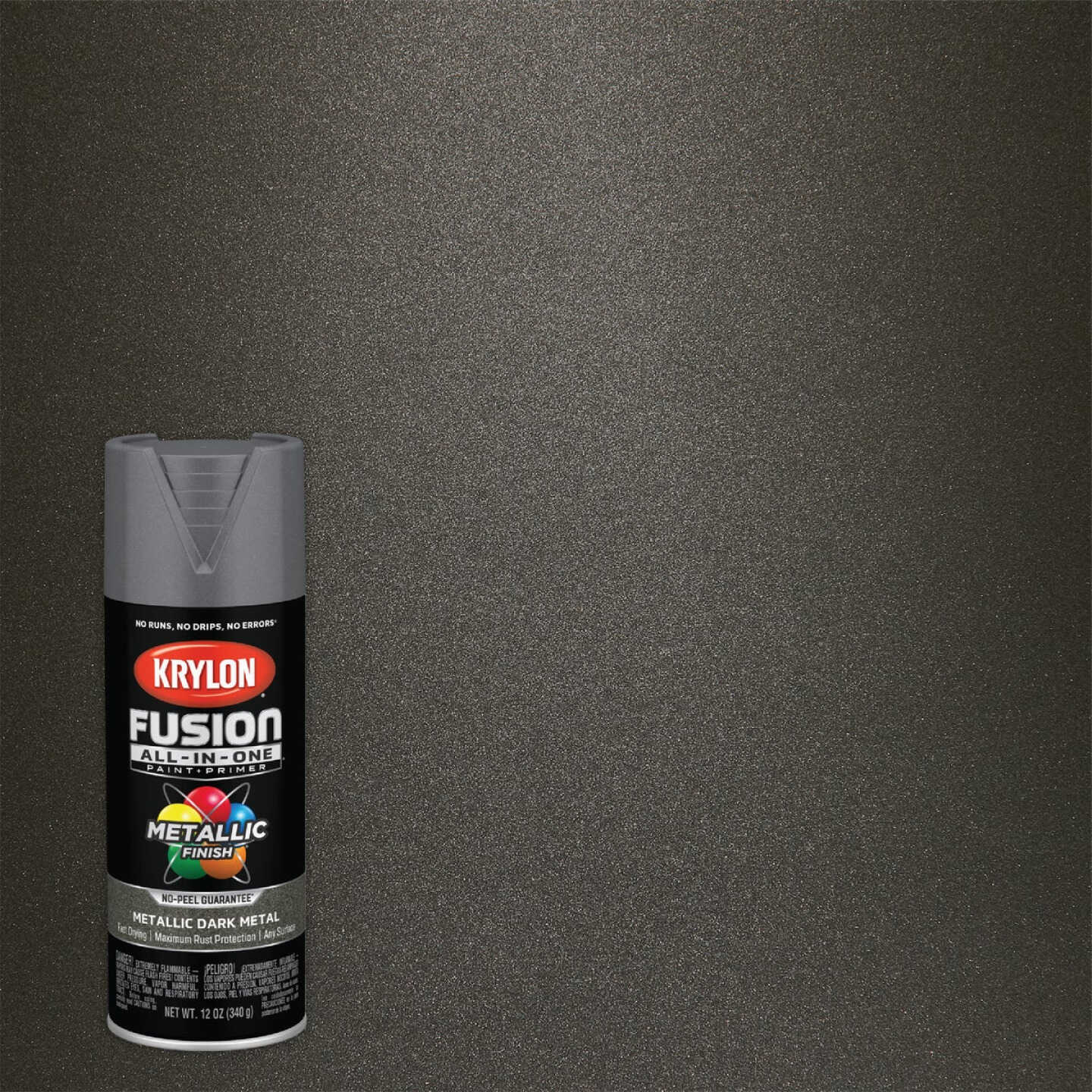 Krylon K02771007 Fusion All-In-One Spray Paint for Indoor/Outdoor Use,  Metallic Oil Rubbed Bronze, 12 Ounce (Pack of 1) 